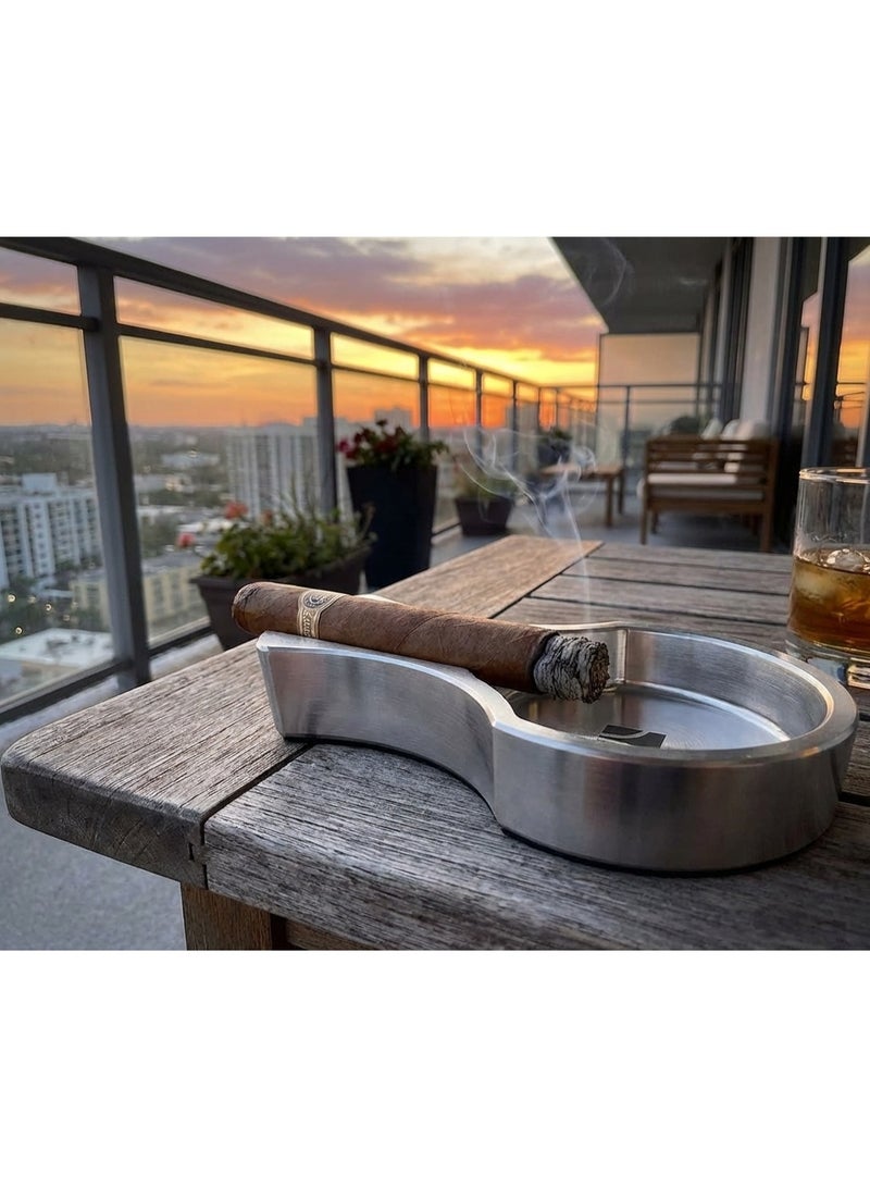 Aluminum Cigar Ashtray - Image 3